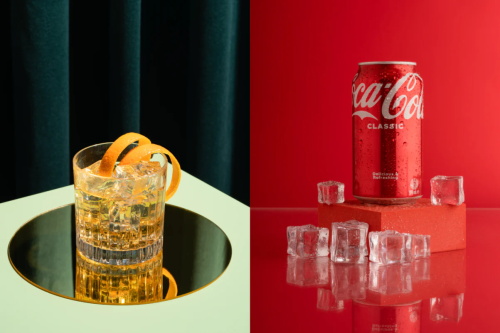 alt="Side-by-side beverage product photography examples"