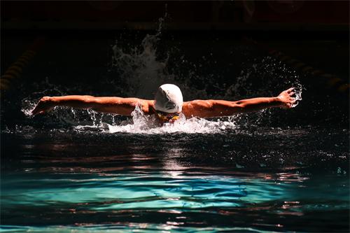alt="Butterfly stroke action shot"